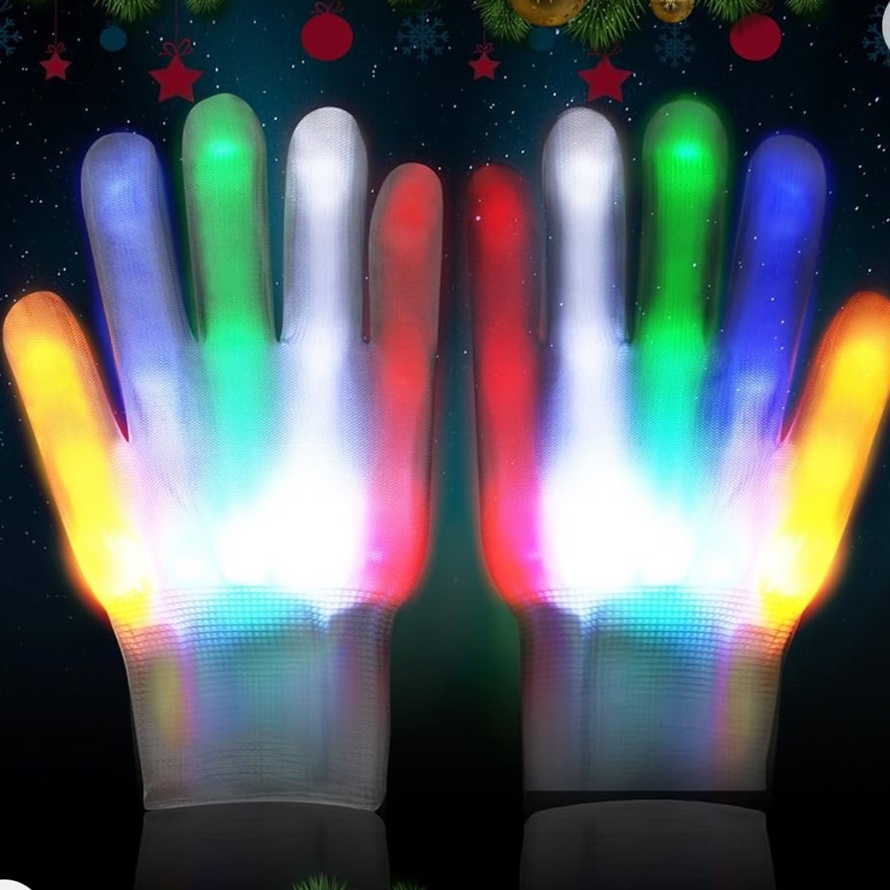 Gloves, LED, HALLOWEEN, Boys or Girls Toy, Age 3-8